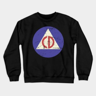 Cold War Civil Defense Fallout Shelter Icon Crewneck Sweatshirt